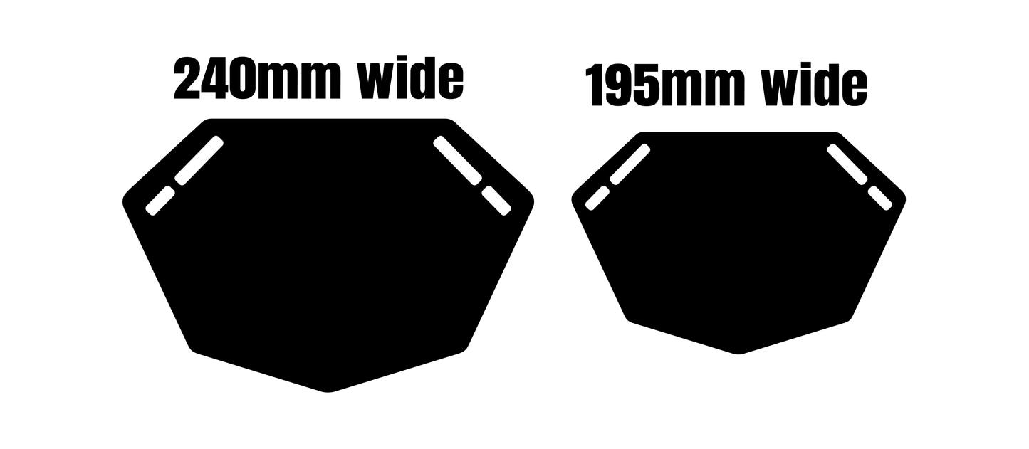 Blank BMX Plate