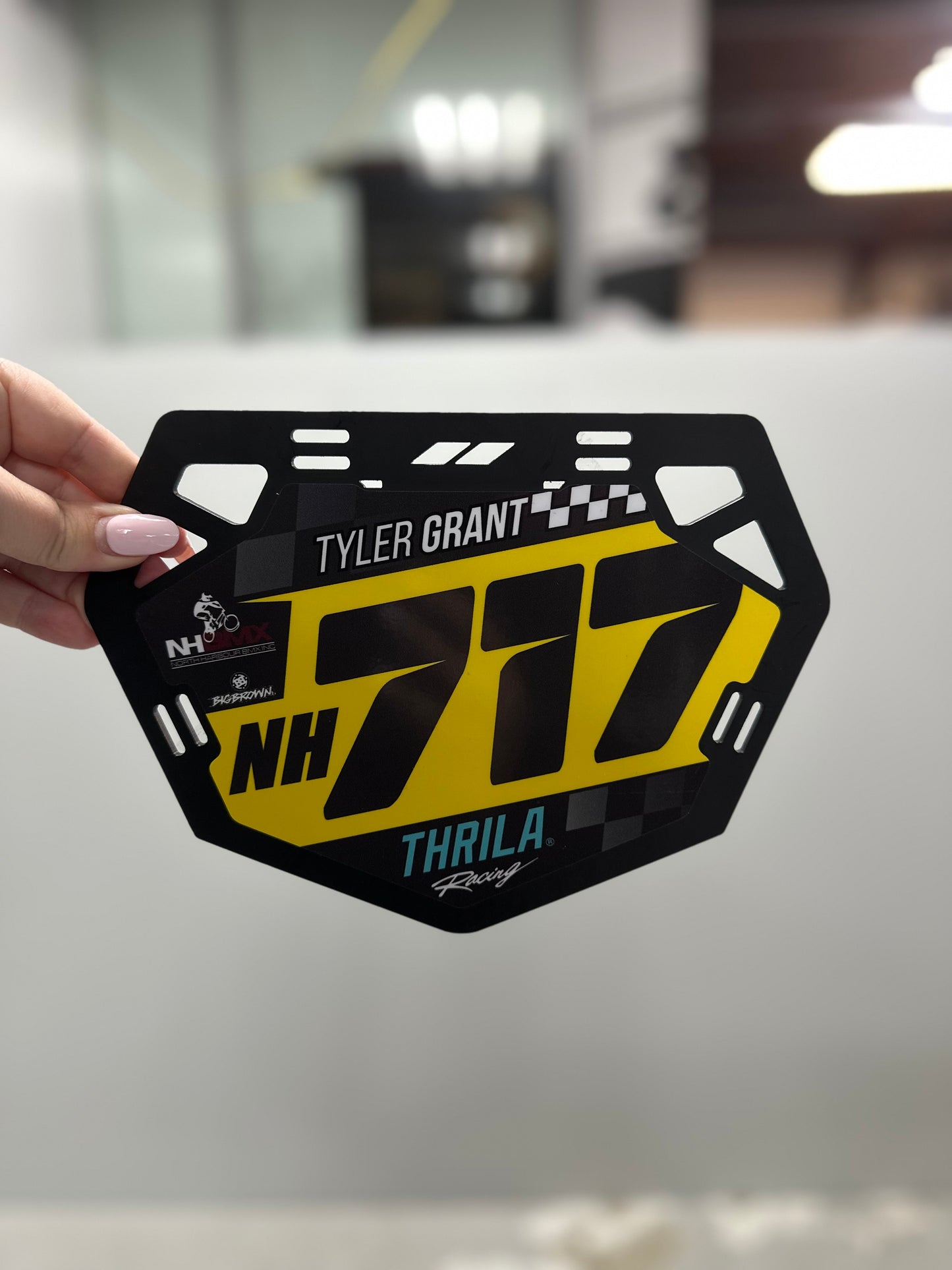 BMX Number Plate Graphic
