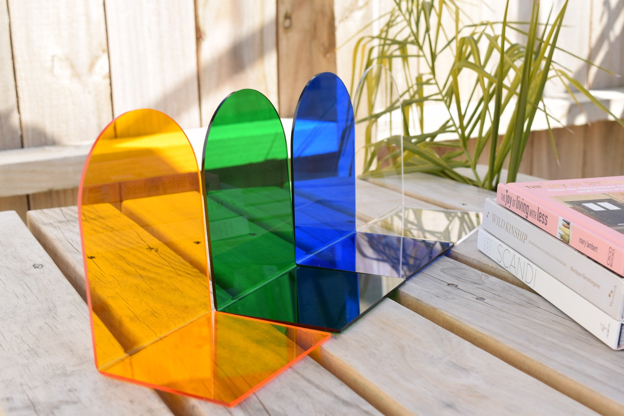 Acrylic Bookends – Big Brown Industries